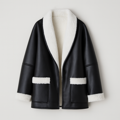 The Adriana Shearling Belted Jacket