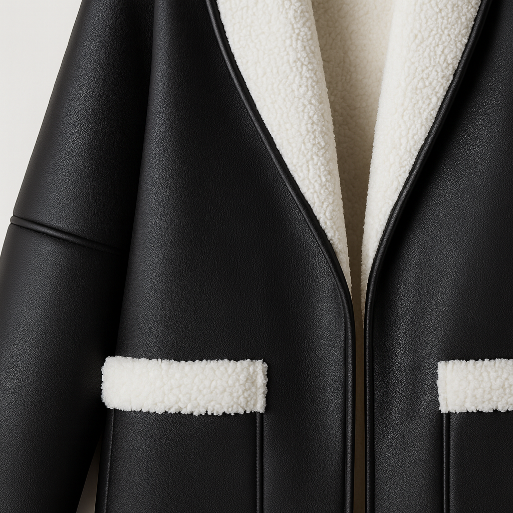 The Adriana Shearling Belted Jacket