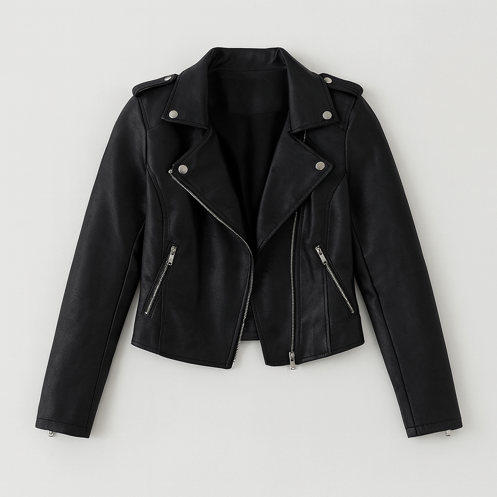 The Liora Suede Moto Jacket