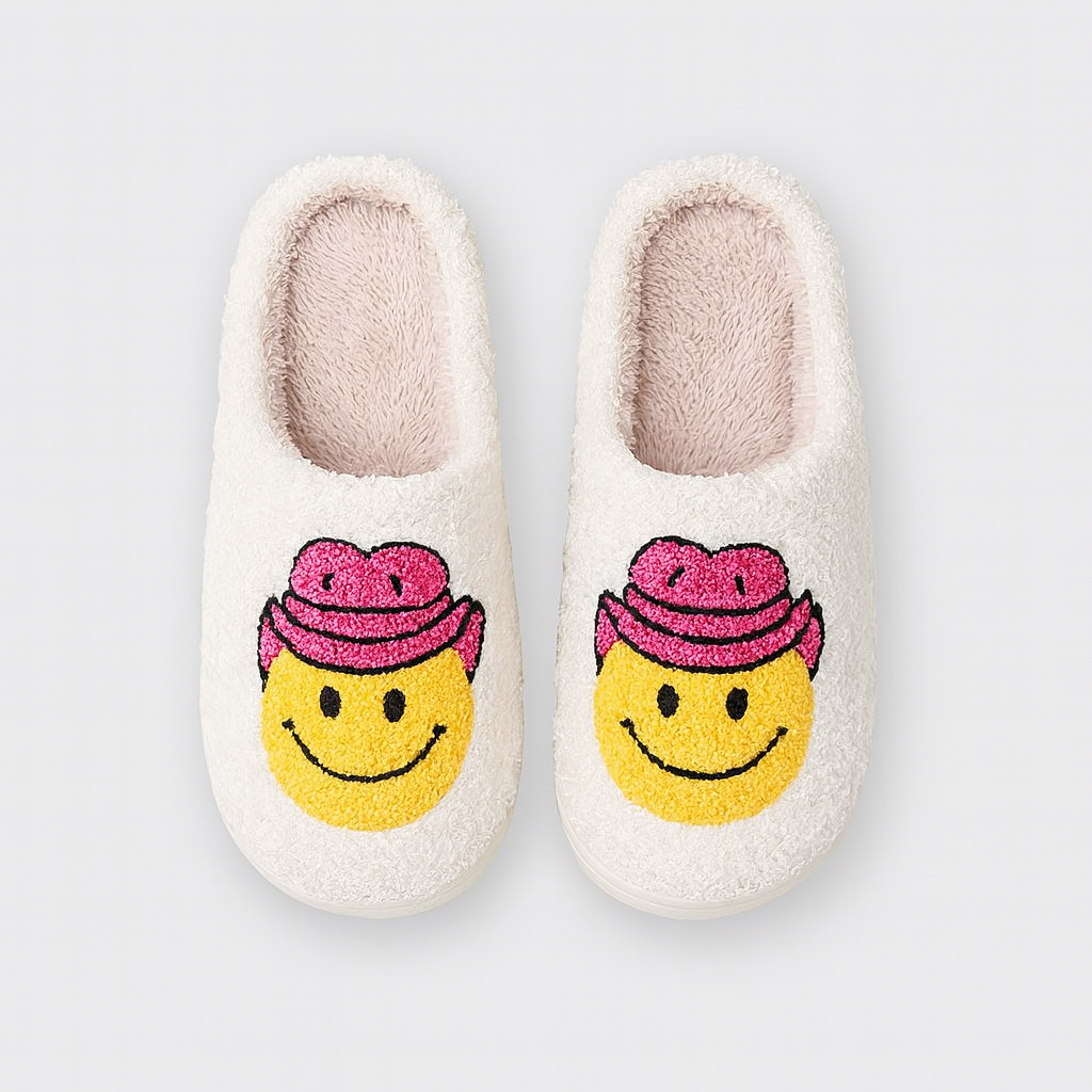 The Amara Heart Knit Slippers