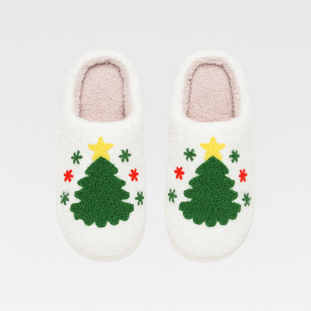 The Amara Heart Knit Slippers