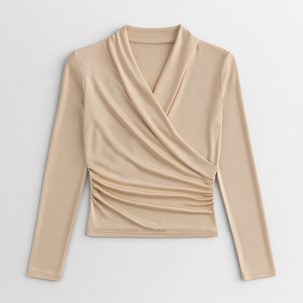 The Amara Wrap Top