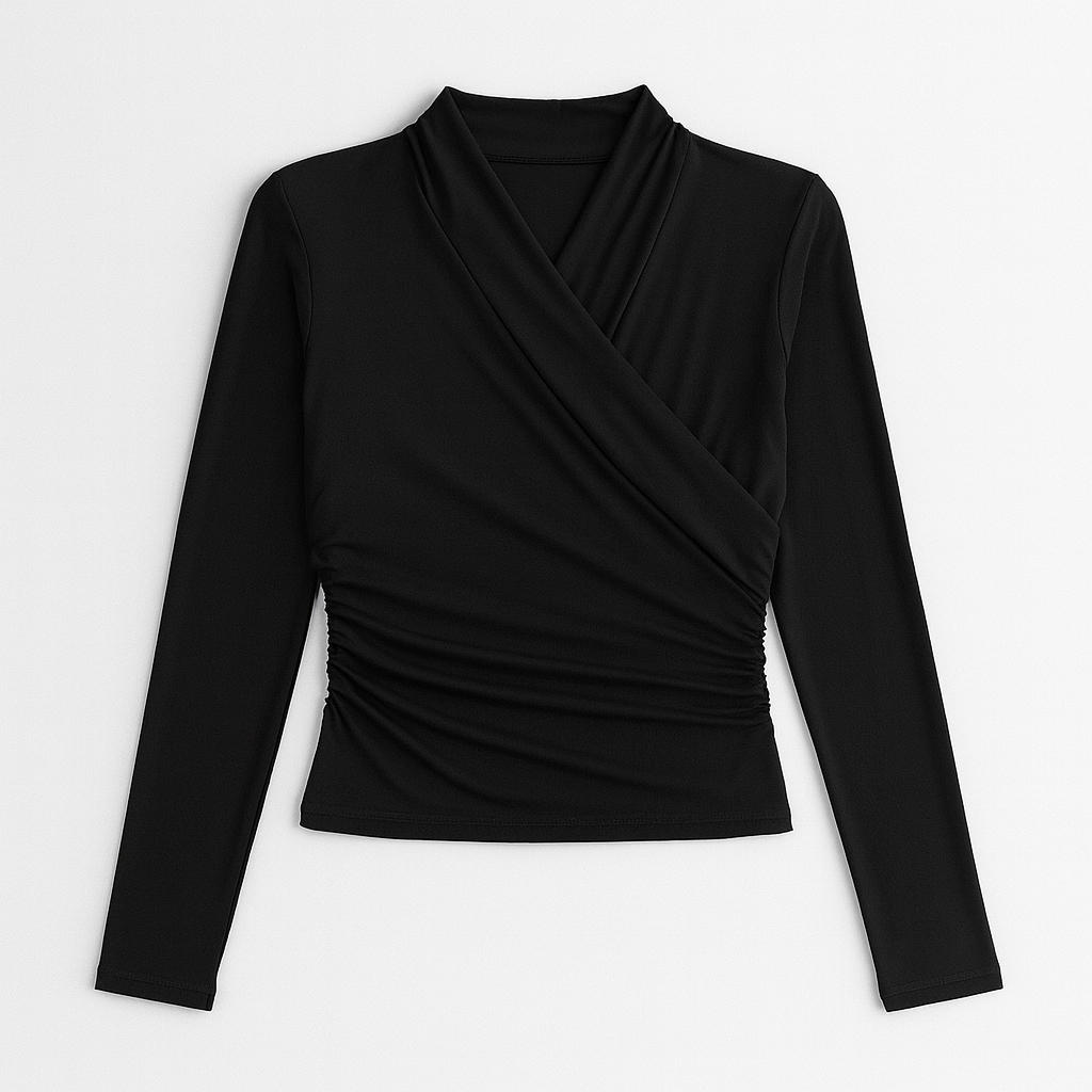 The Amara Wrap Top