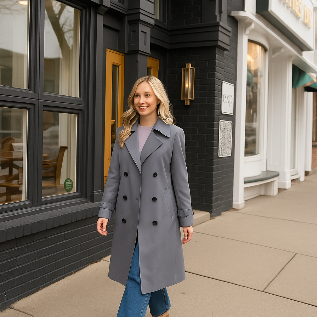The Aria Drape Trench Coat