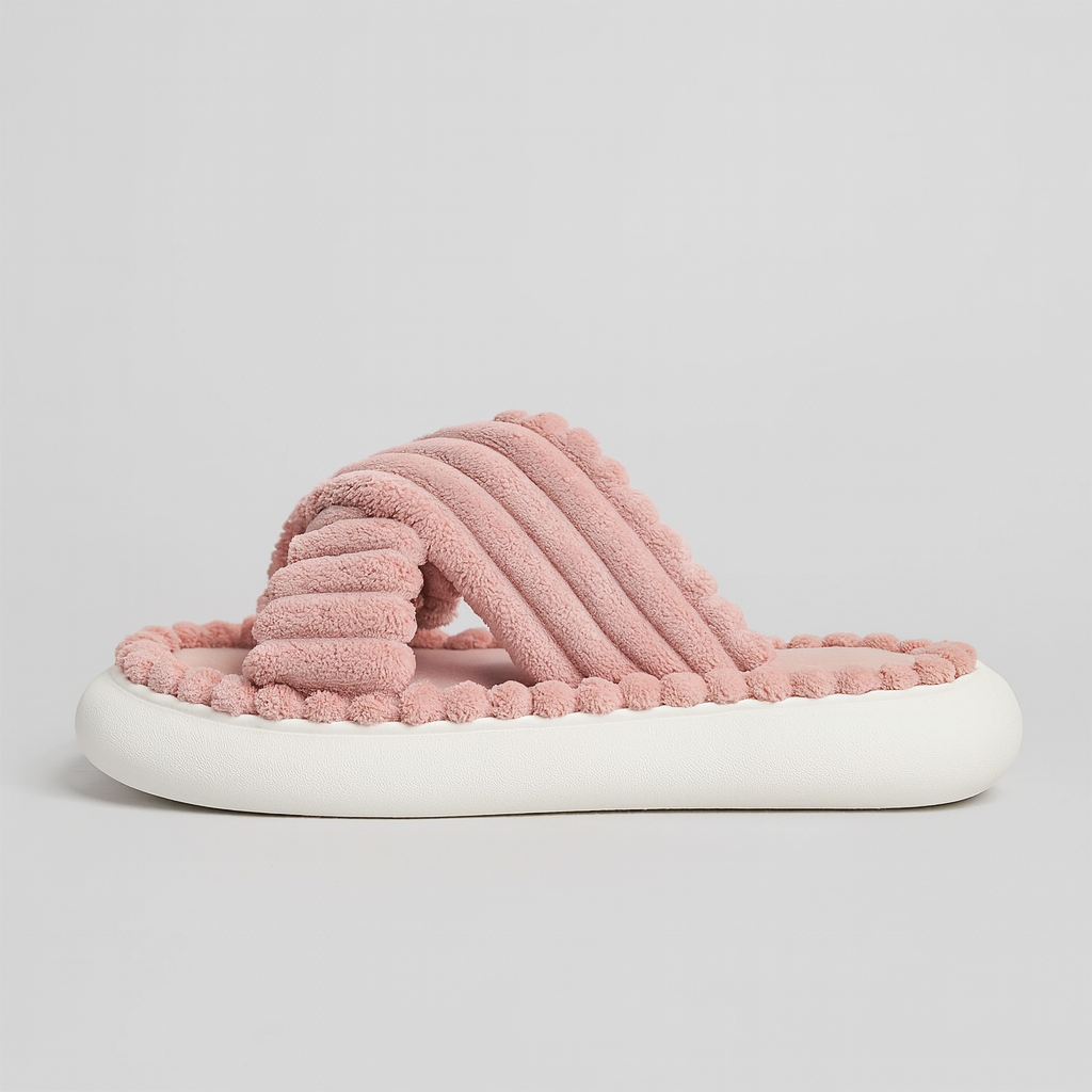 The Aria Plush Slide Sandals