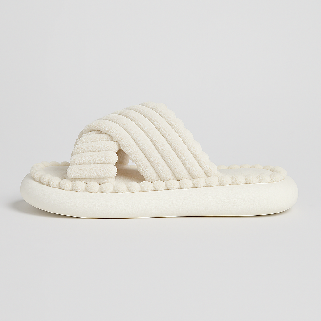 The Aria Plush Slide Sandals