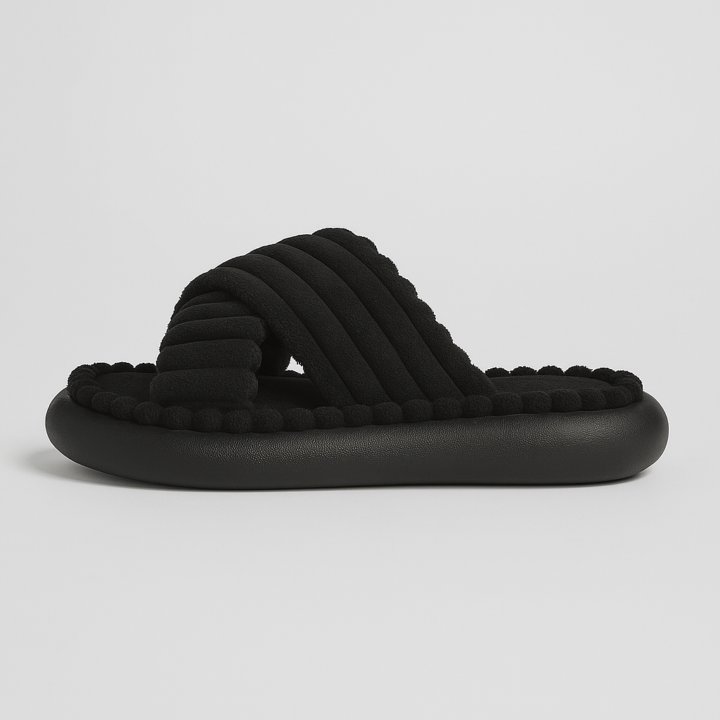 The Aria Plush Slide Sandals