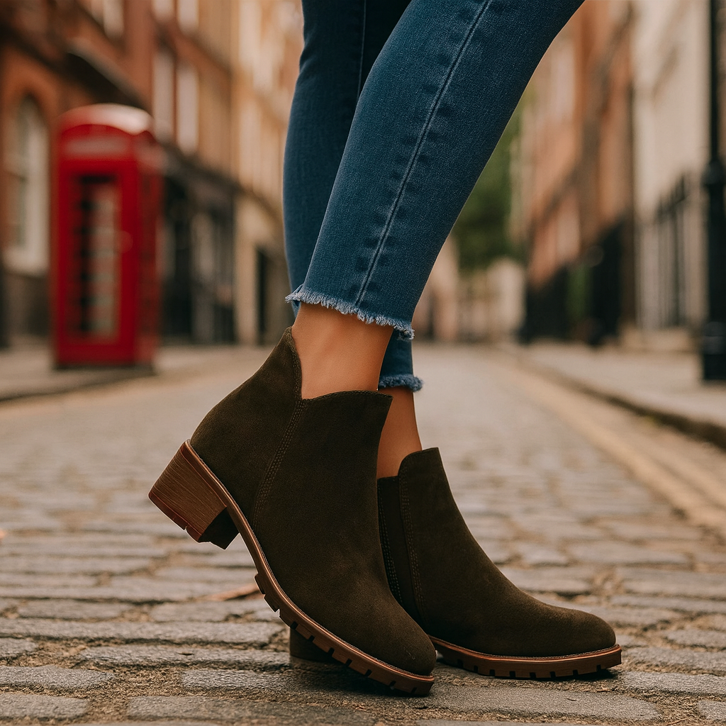 The Aria Suede Ankle Boots