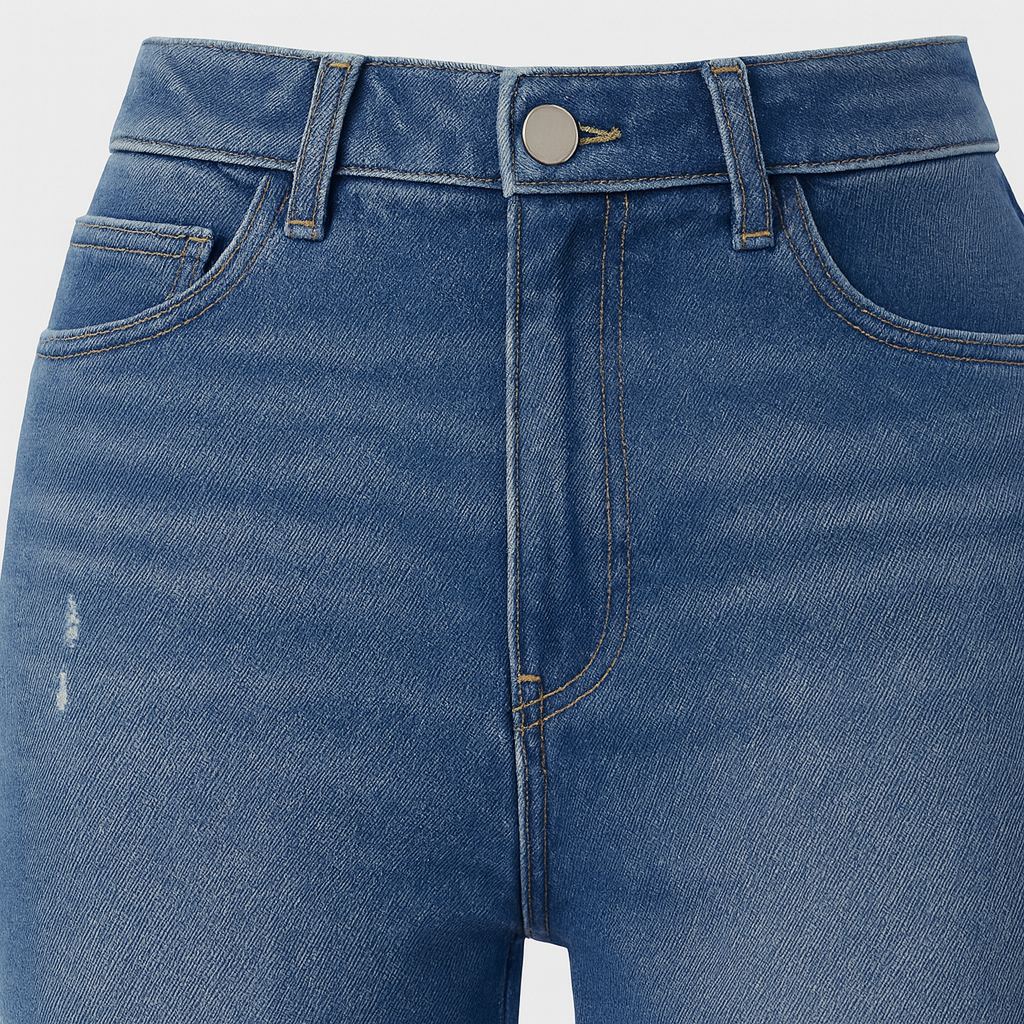 The Arlette Cuffed Straight Jeans