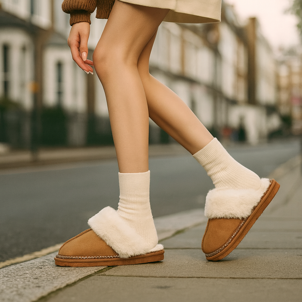 The Aspen Faux-Fur Lined Slippers
