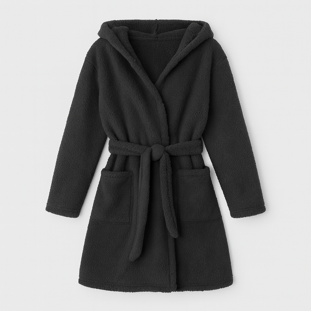 The Aurelia Fleece Wrap Coat
