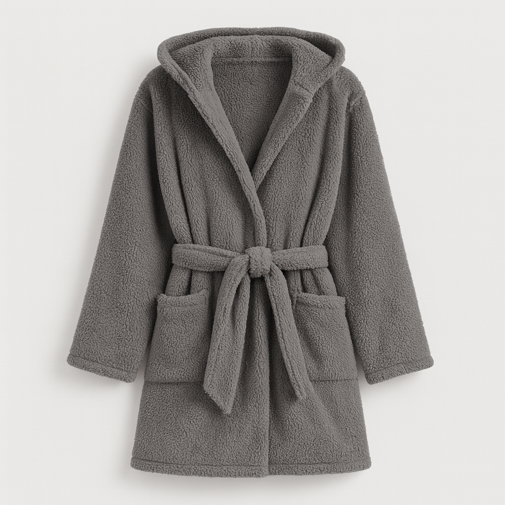 The Aurelia Fleece Wrap Coat