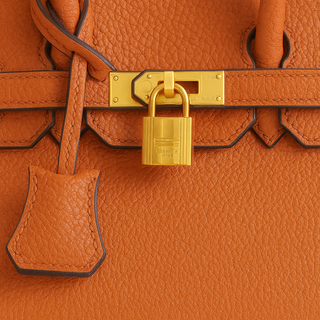 Structured leather tote bag with top handles, spacious interior, detachable shoulder strap, and sleek minimalist design for work or travel