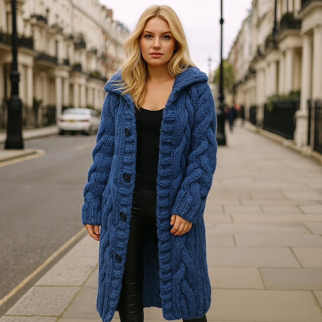 The Beatrice Chunky Knit Coat