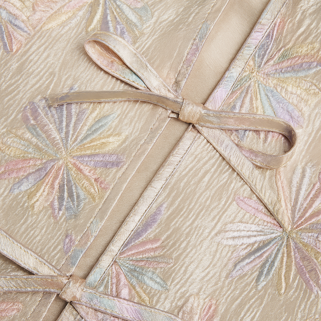 The Callie Bloom Top – Beige S | Nora Elle