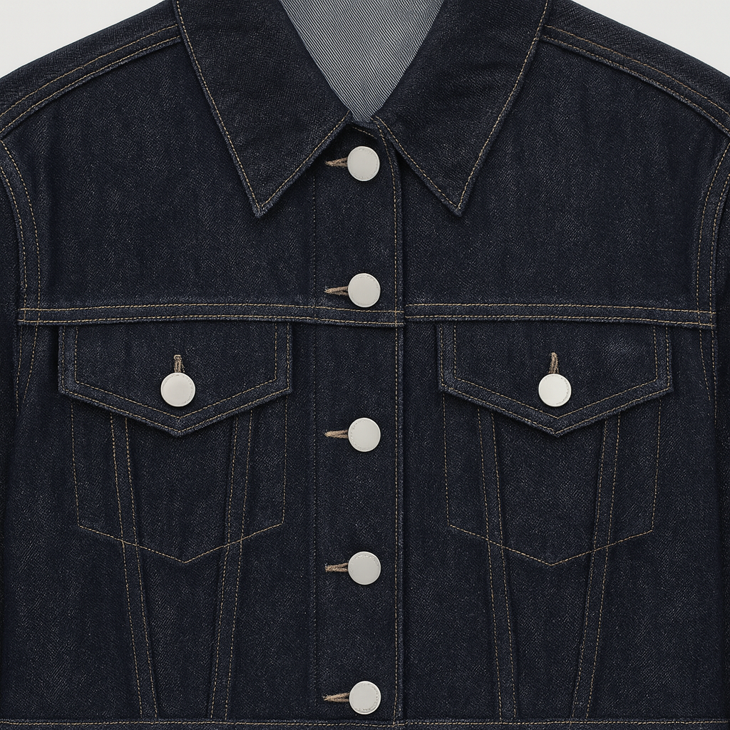The Darcy Cropped Denim Jacket