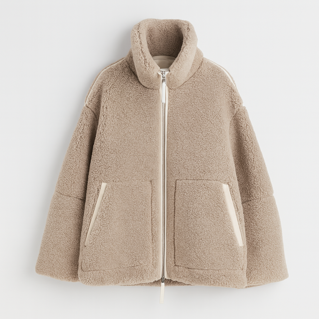The Elara Teddy Zip Jacket