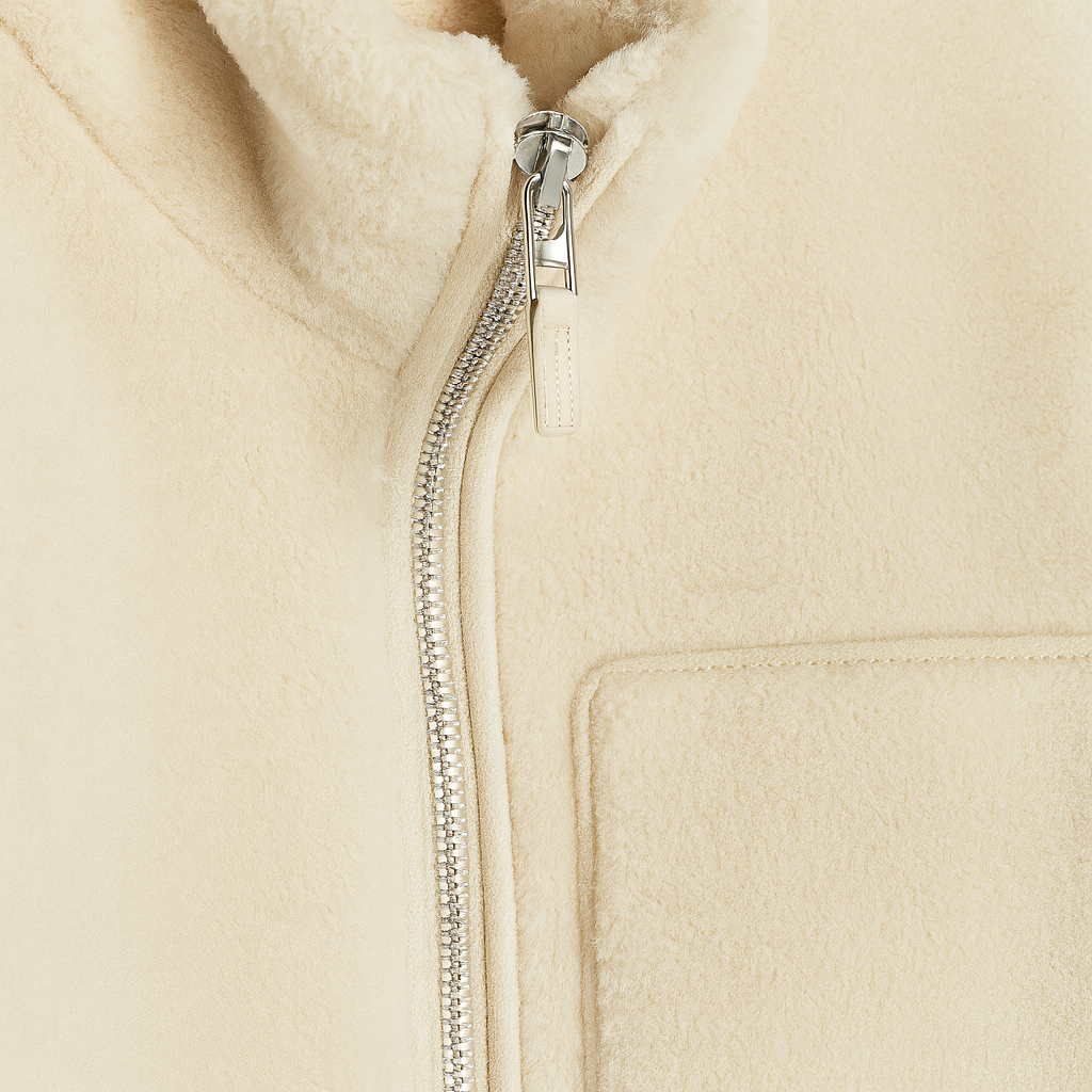 The Elara Teddy Zip Jacket