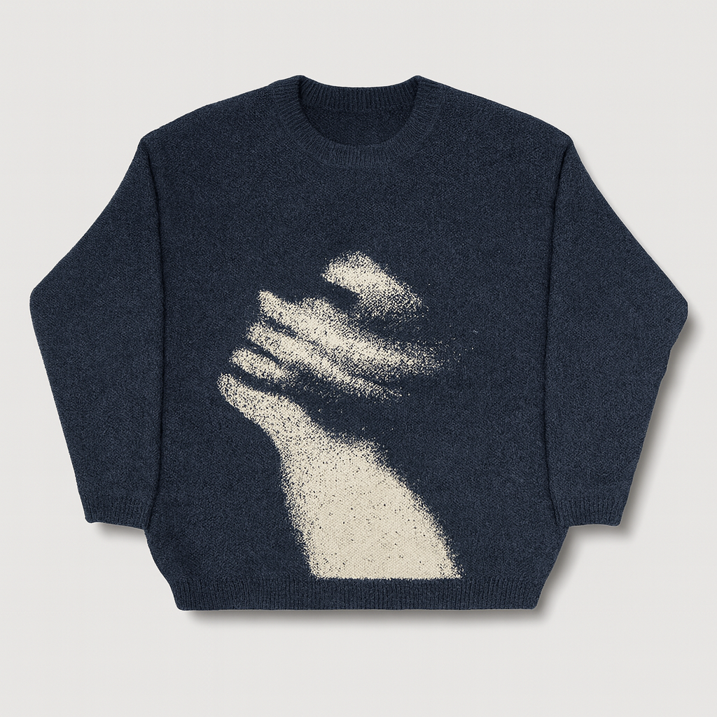 The Elina Graphic Knit Sweater