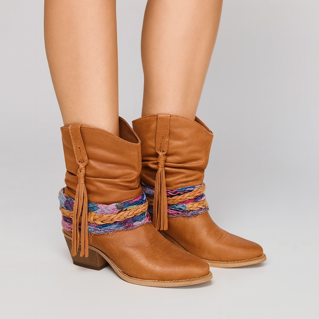 The Freya Boho Ankle Boots