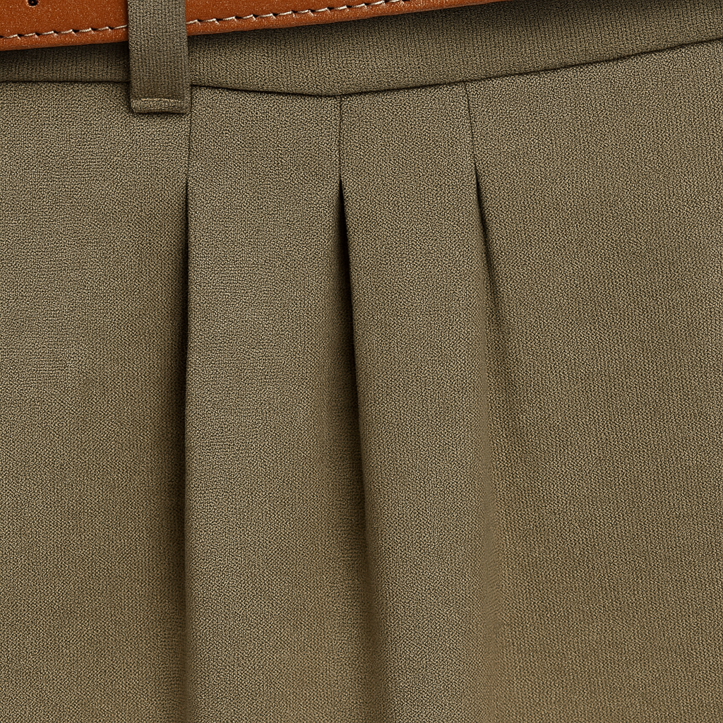 Women’s cropped trousers with a high-rise waist and slim tailored fit, perfect for smart-casual outfits.