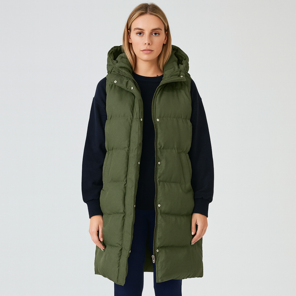 The Harriet Longline Puffer Gilet