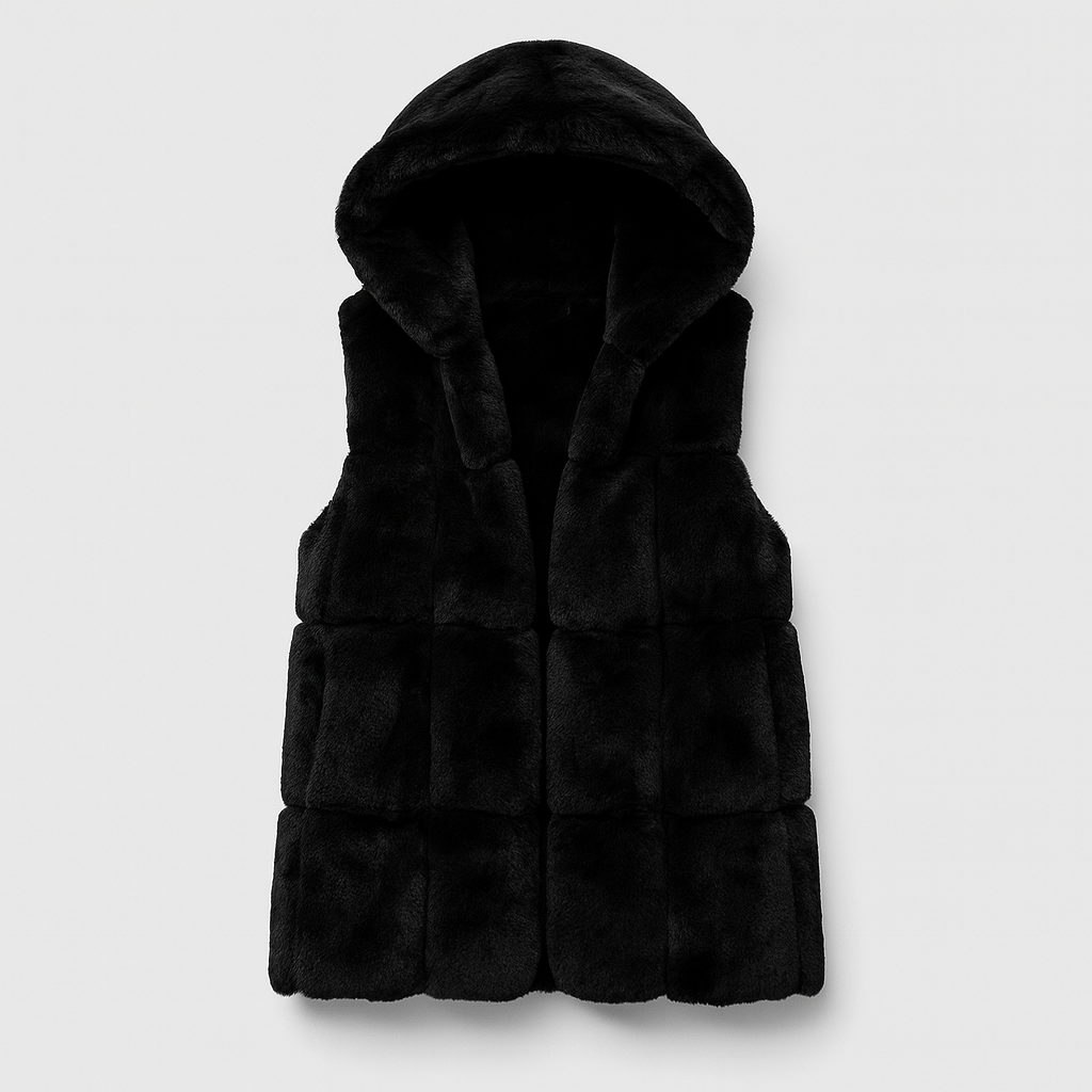 The Imogen Faux Fur Hooded Gilet