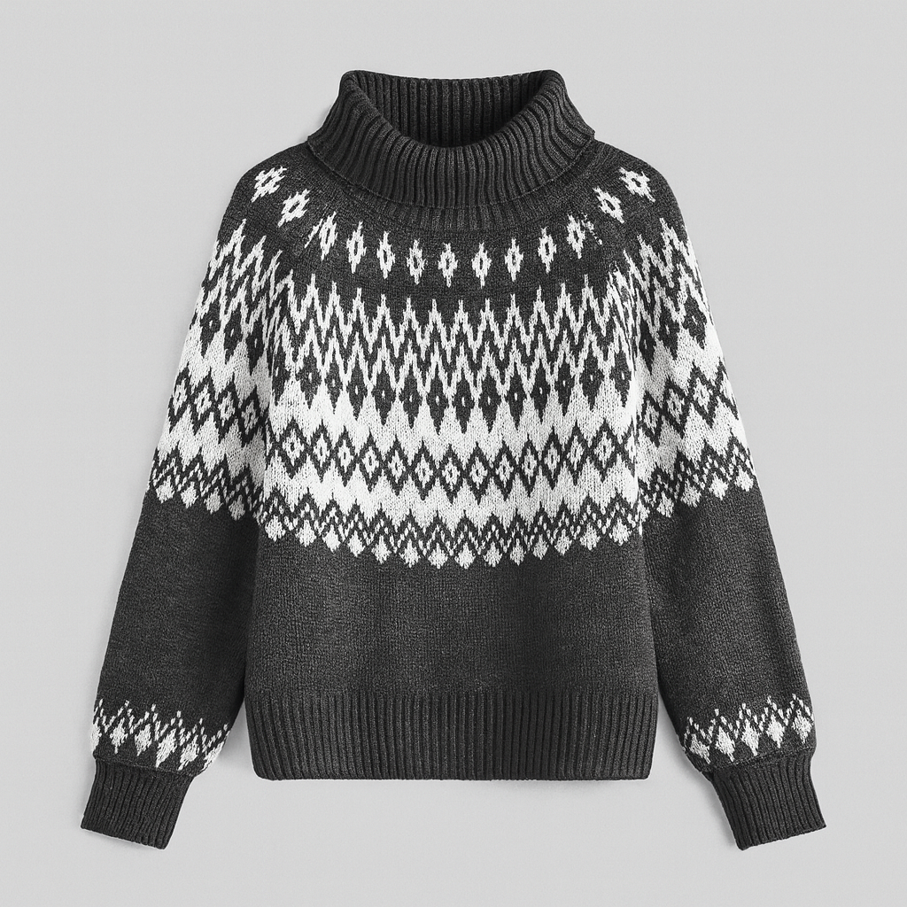 The Inverness Nordic Roll-Neck Jumper