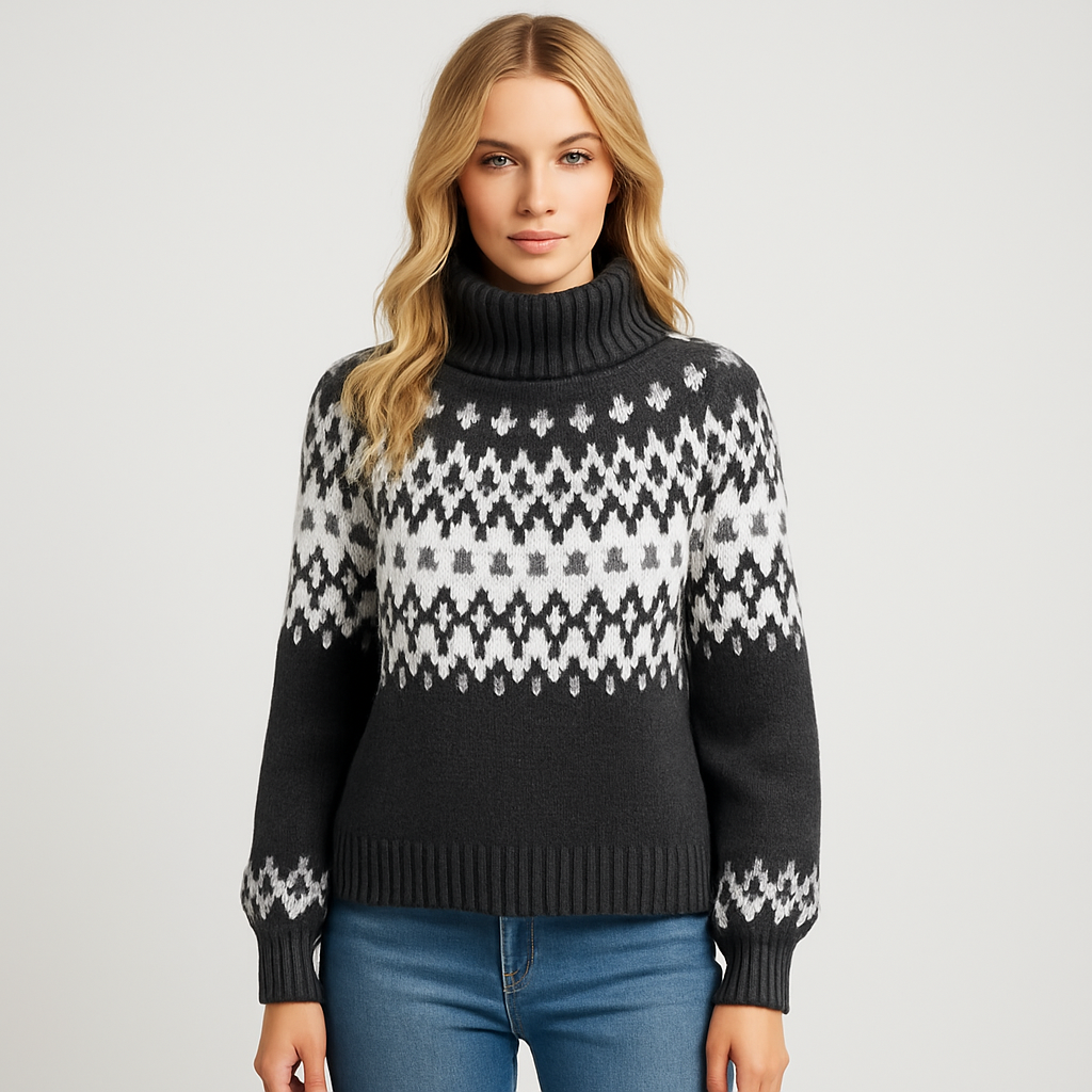 The Inverness Nordic Roll-Neck Jumper