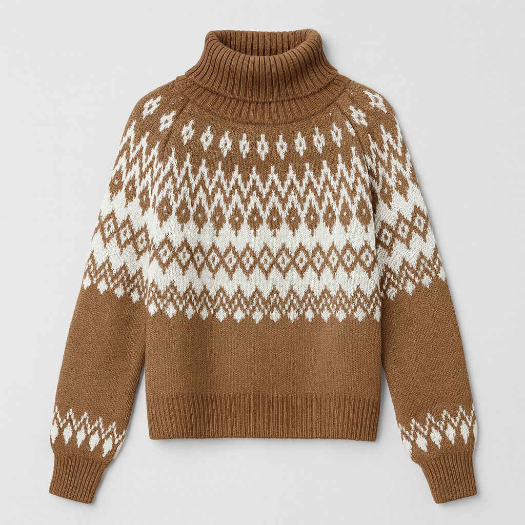 The Inverness Nordic Roll-Neck Jumper