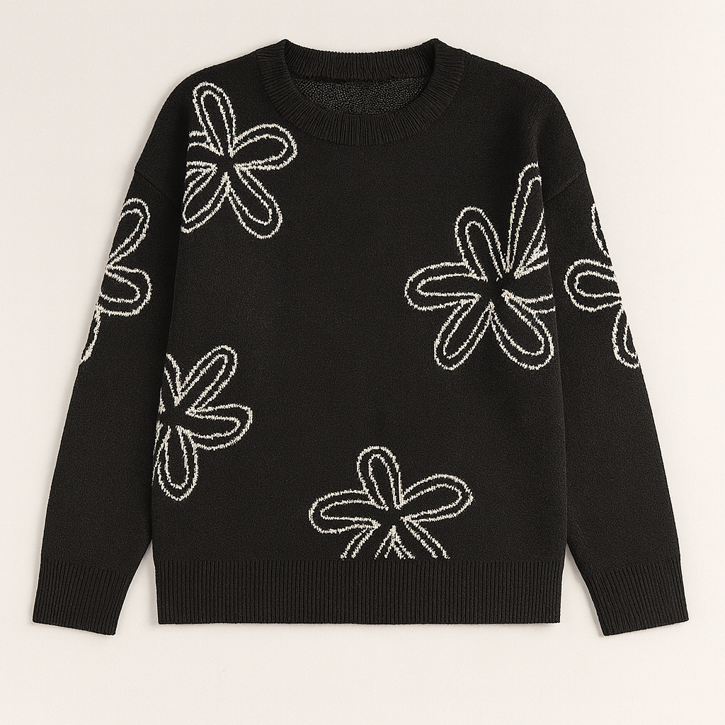 The Kensington Floral Knit