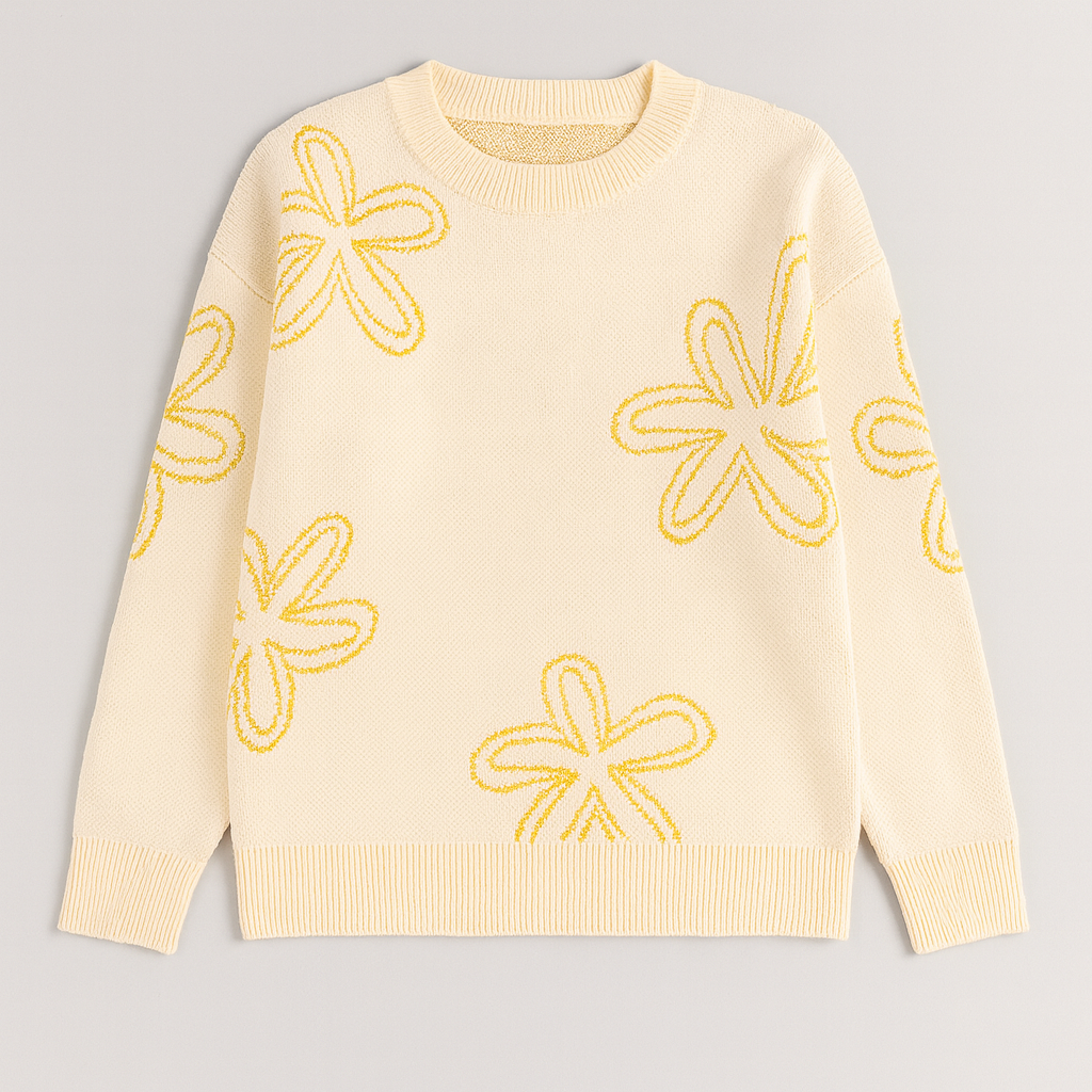 The Kensington Floral Knit