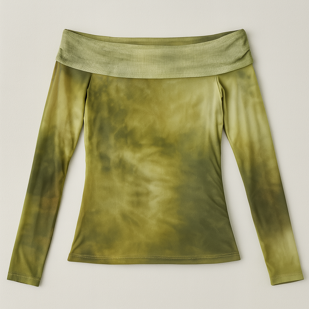 The Kora Sunset Festival Shirt – Green S | Nora Elle