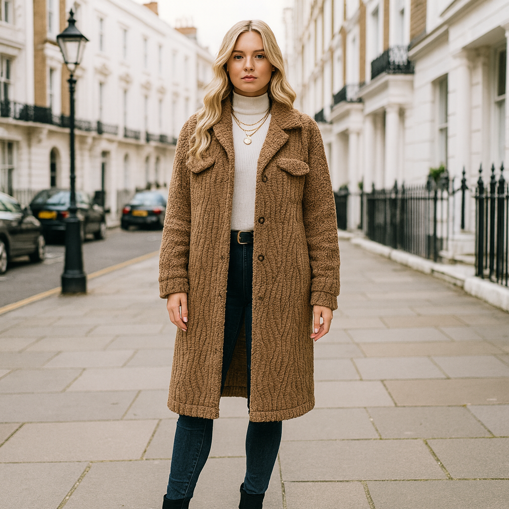 The Liora Textured Coat