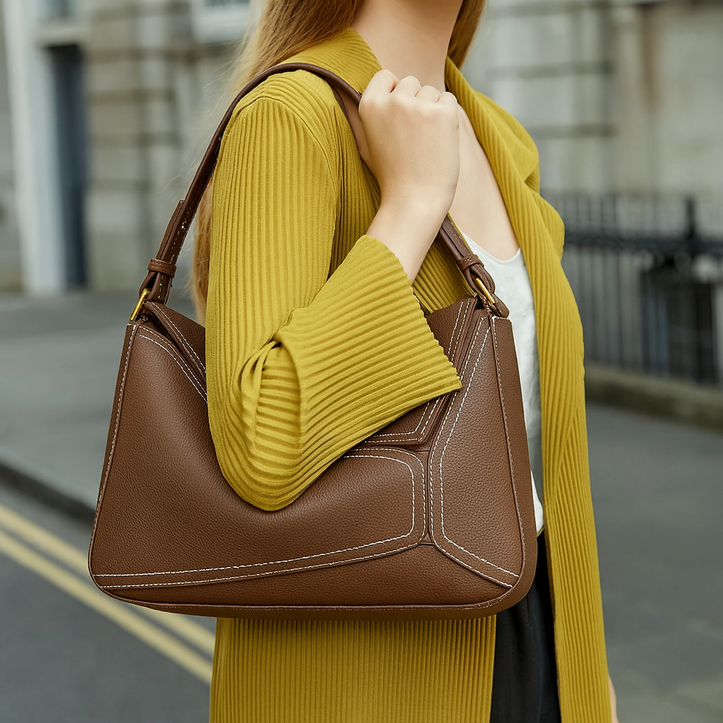 The Liza Contour Shoulder Bag