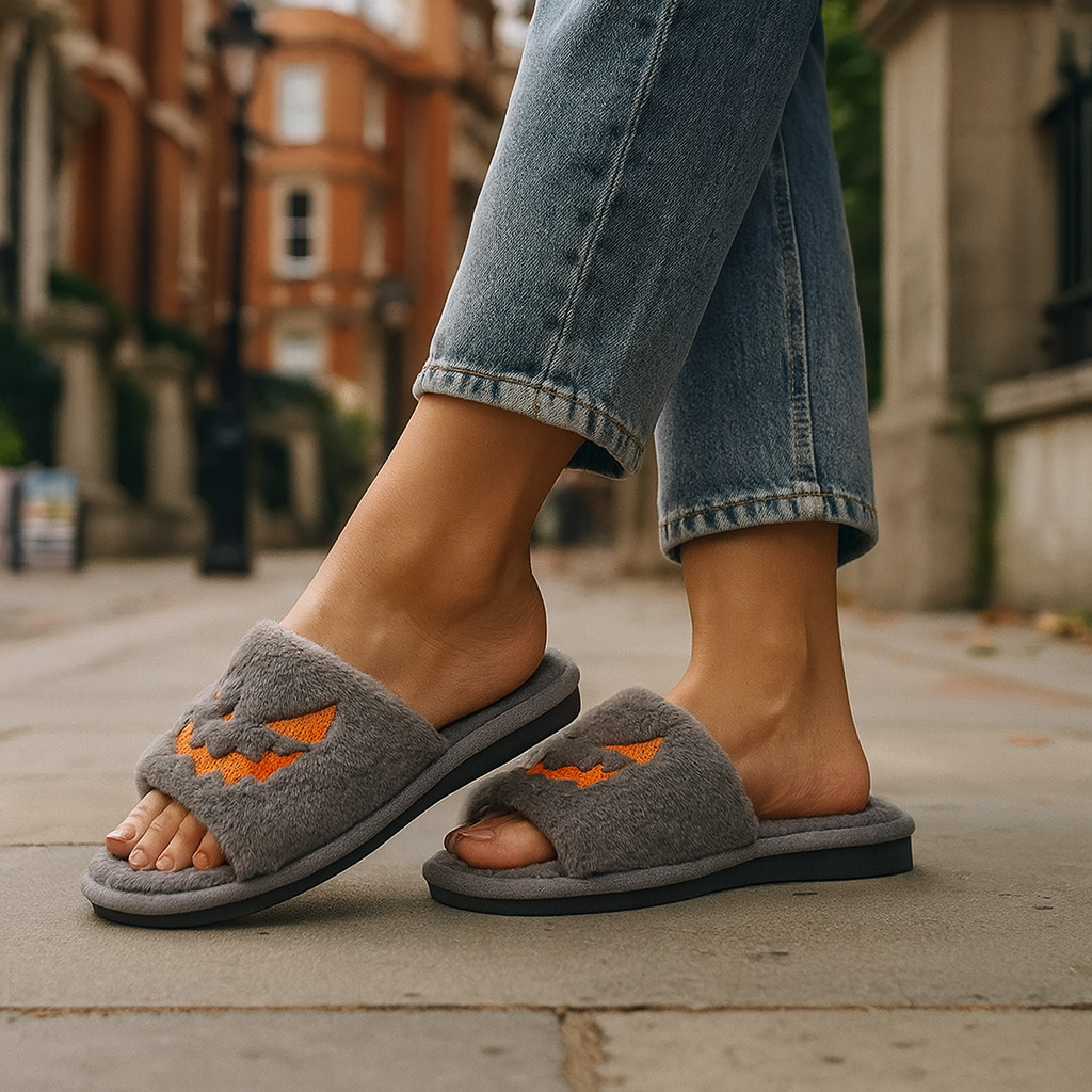 The Luna Pumpkin Slippers