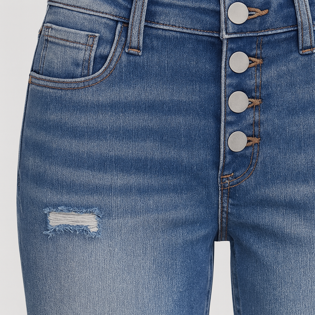 The Marlowe Distressed Skinny Jeans