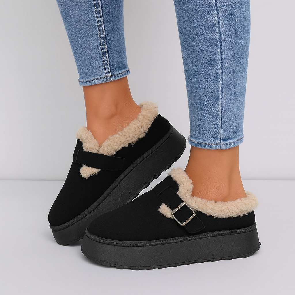 The Noelle Fleece Lined Slippers