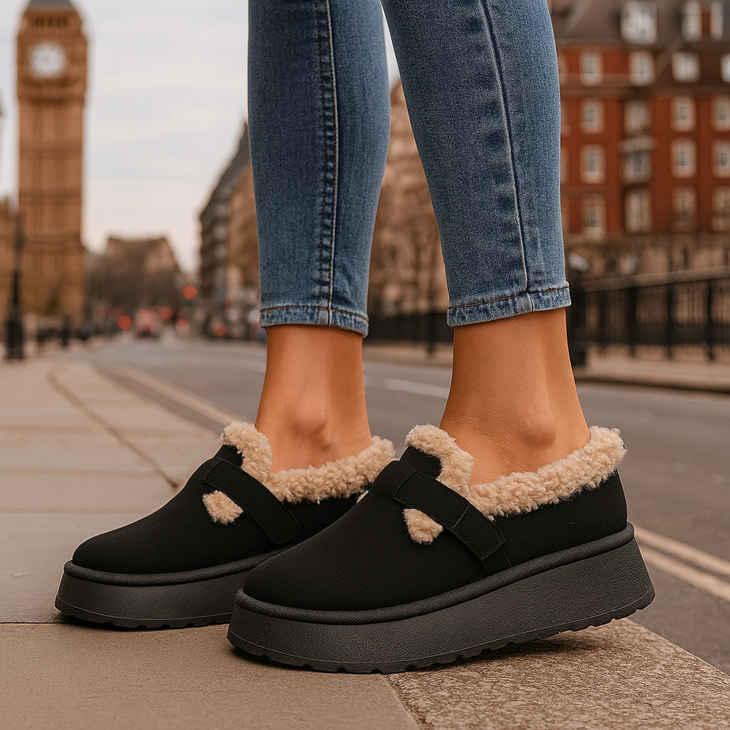 The Noelle Fleece Lined Slippers