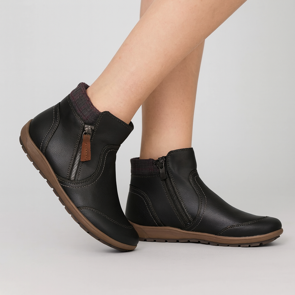The Orion Zip Ankle Boots