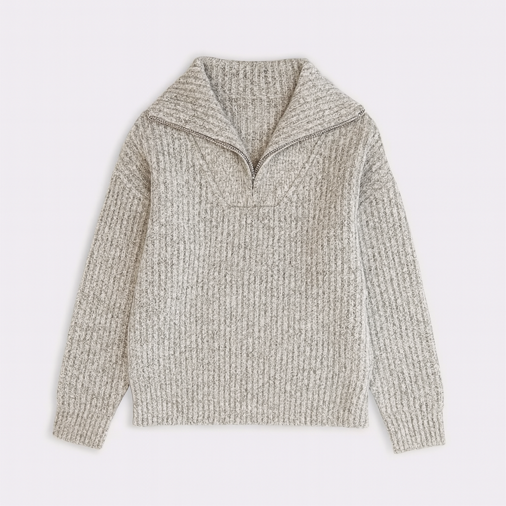 The Raina Quarter-Zip Sweater