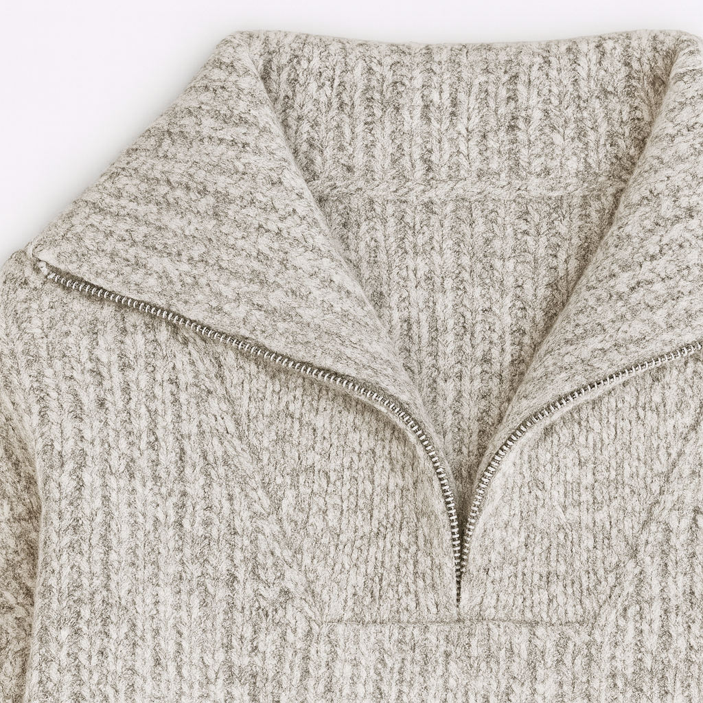 The Raina Quarter-Zip Sweater