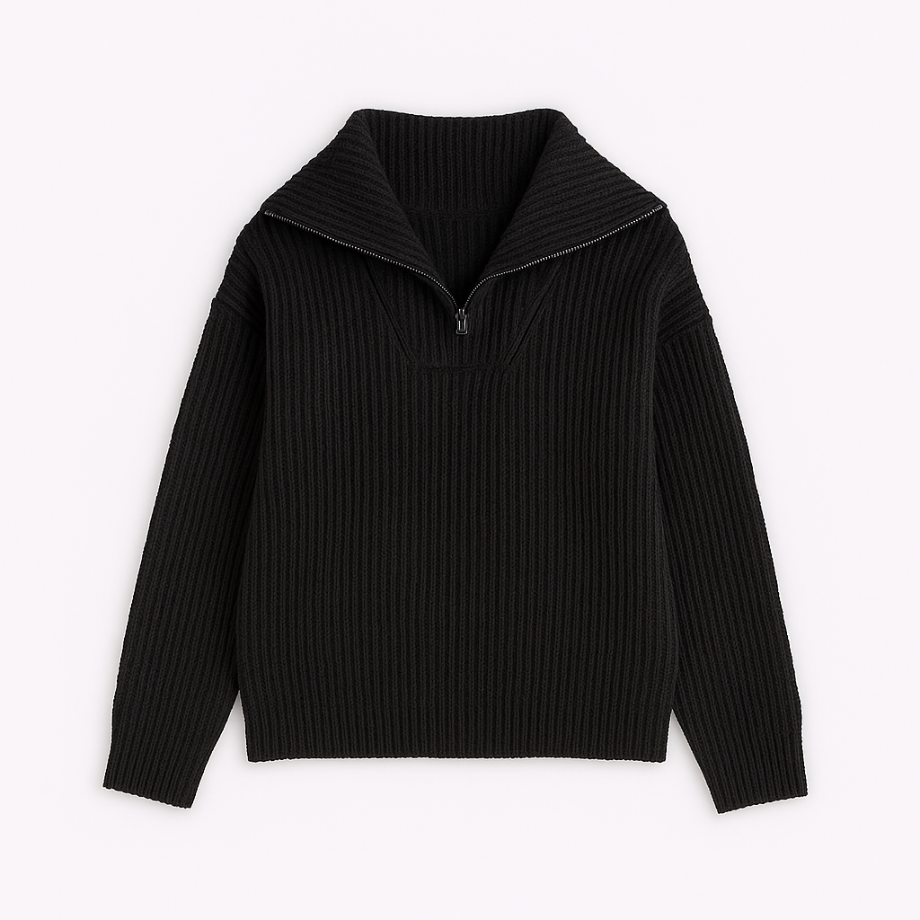 The Raina Quarter-Zip Sweater