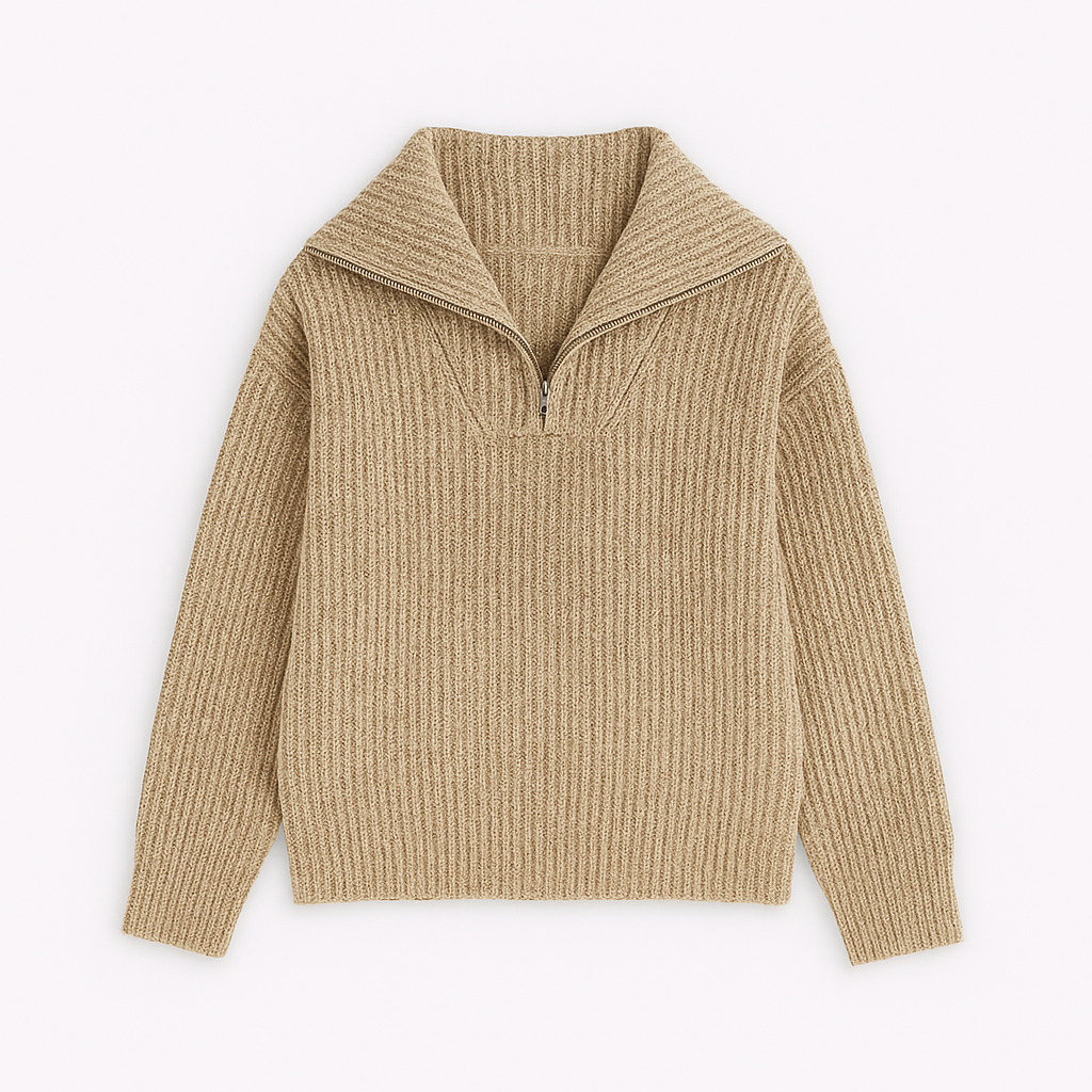 The Raina Quarter-Zip Sweater