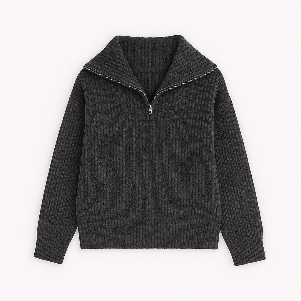 The Raina Quarter-Zip Sweater