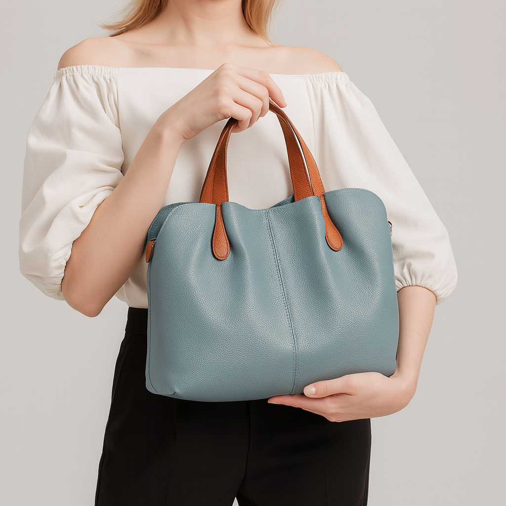 The Ran Two-Tone Tote