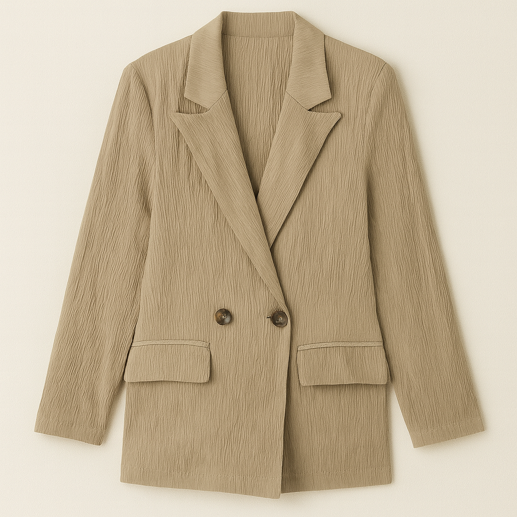 The Reanna Comfort Blazer – Beige S | Nora Elle