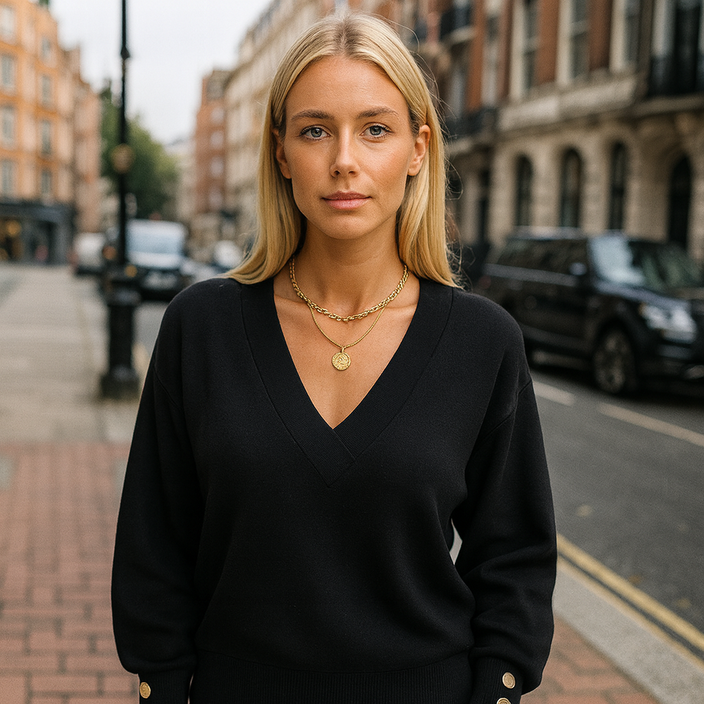 The Seren V-Neck Pullover