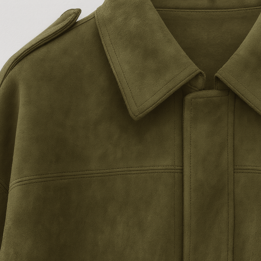 The Sienna Suede Effect Jacket