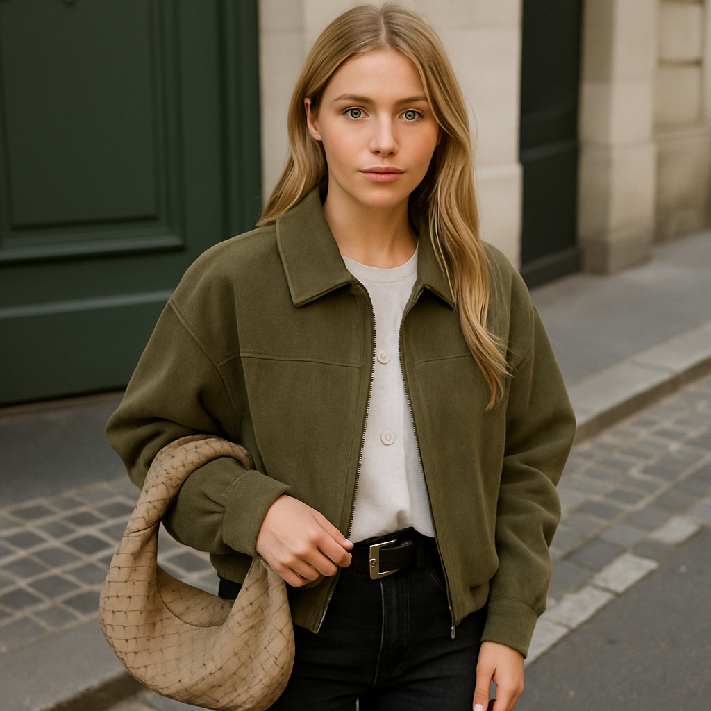 The Sienna Suede Effect Jacket